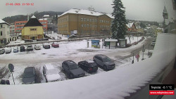 Střed obce Rokytnice nad Jizerou