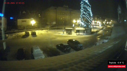 Střed obce Rokytnice nad Jizerou