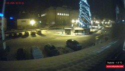 Střed obce Rokytnice nad Jizerou