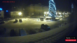 Střed obce Rokytnice nad Jizerou