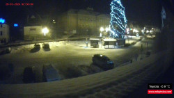 Střed obce Rokytnice nad Jizerou