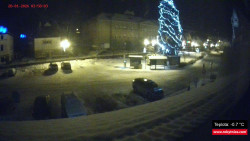 Střed obce Rokytnice nad Jizerou