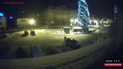 Střed obce Rokytnice nad Jizerou