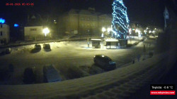 Střed obce Rokytnice nad Jizerou