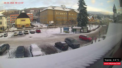 Střed obce Rokytnice nad Jizerou