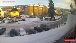 Střed obce Rokytnice nad Jizerou