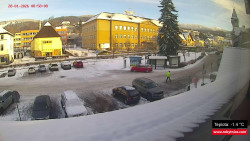 Střed obce Rokytnice nad Jizerou