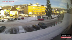 Střed obce Rokytnice nad Jizerou