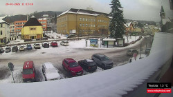 Střed obce Rokytnice nad Jizerou