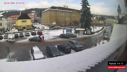 Střed obce Rokytnice nad Jizerou