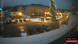 Střed obce Rokytnice nad Jizerou