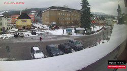 Střed obce Rokytnice nad Jizerou