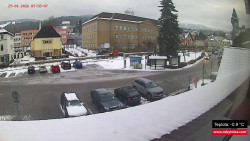 Střed obce Rokytnice nad Jizerou