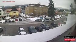 Střed obce Rokytnice nad Jizerou