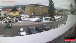 Střed obce Rokytnice nad Jizerou