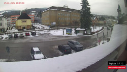 Střed obce Rokytnice nad Jizerou