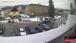 Střed obce Rokytnice nad Jizerou