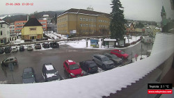 Střed obce Rokytnice nad Jizerou