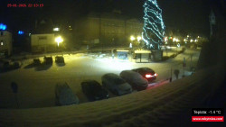 Střed obce Rokytnice nad Jizerou