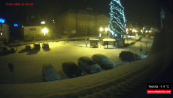 Střed obce Rokytnice nad Jizerou