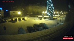 Střed obce Rokytnice nad Jizerou