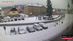 Střed obce Rokytnice nad Jizerou