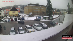 Střed obce Rokytnice nad Jizerou