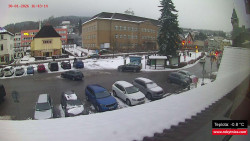 Střed obce Rokytnice nad Jizerou