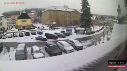 Střed obce Rokytnice nad Jizerou