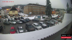 Střed obce Rokytnice nad Jizerou