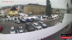 Střed obce Rokytnice nad Jizerou