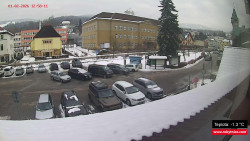 Střed obce Rokytnice nad Jizerou