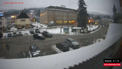 Střed obce Rokytnice nad Jizerou