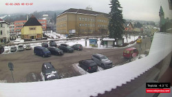 Střed obce Rokytnice nad Jizerou