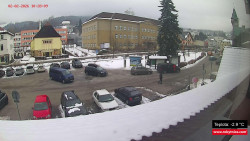 Střed obce Rokytnice nad Jizerou