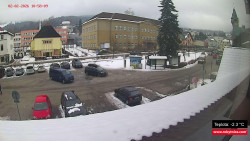 Střed obce Rokytnice nad Jizerou