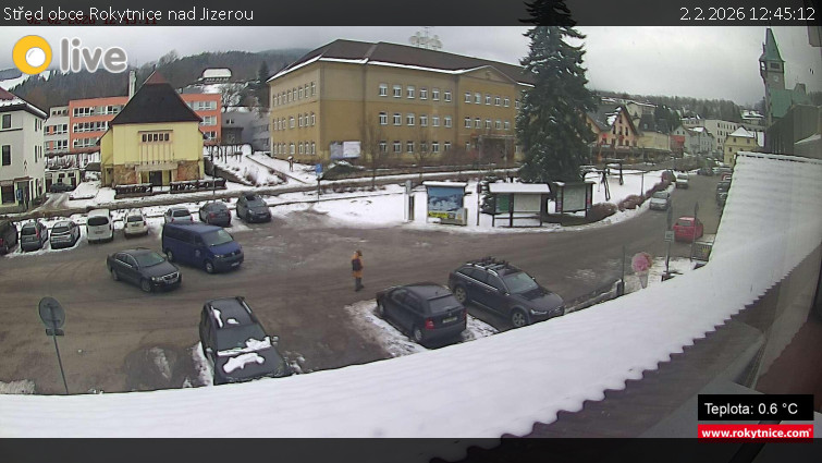 Město Rokytnice nad Jizerou - Střed obce Rokytnice nad Jizerou - 2.2.2026 v 12:45