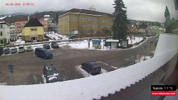 Střed obce Rokytnice nad Jizerou