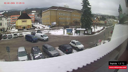 Střed obce Rokytnice nad Jizerou