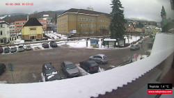 Střed obce Rokytnice nad Jizerou