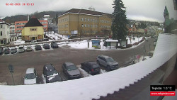 Střed obce Rokytnice nad Jizerou