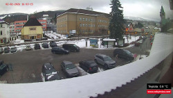 Střed obce Rokytnice nad Jizerou