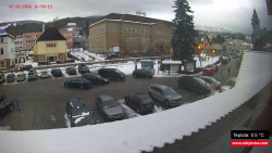 Střed obce Rokytnice nad Jizerou