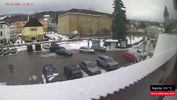 Střed obce Rokytnice nad Jizerou