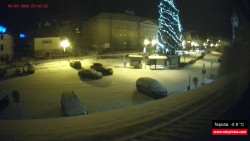 Střed obce Rokytnice nad Jizerou