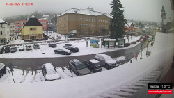 Střed obce Rokytnice nad Jizerou