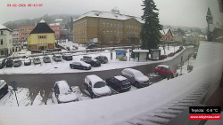 Střed obce Rokytnice nad Jizerou