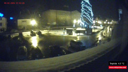 Střed obce Rokytnice nad Jizerou