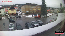 Střed obce Rokytnice nad Jizerou