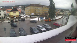 Střed obce Rokytnice nad Jizerou